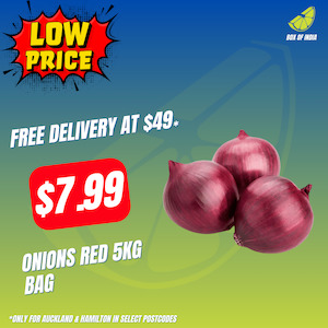 Onions Red 5kg Bag