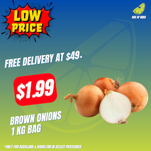 Onions Brown 1kg (Product of New Zealand)