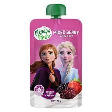 Meadow Fresh Yoghurt Mixed Berry Pouch 70g