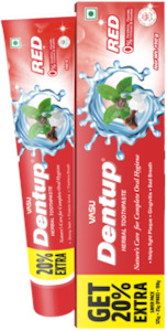 Vasu Dentup Herbal Toothpaste Red 150g