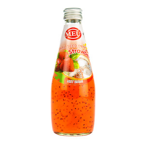 Fizzy Drinks: MEU Basil Strawberry Drink 290ml