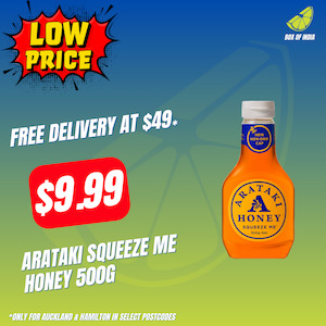Arataki Squeeze Me Honey 500g