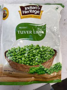 Indian Heritage: Frozen Tuvar Lilva 1kg (Indian Heritage)