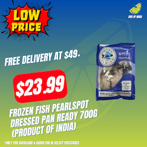 Frozen Fish Pearlspot Dressed Pan Ready 700g (Product of India)