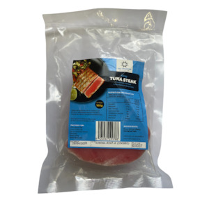 Frozen Meats Snacks: Frozen Raw Tuna Steak 160g