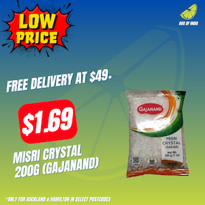 Sugar Jaggery: Misri Crystal 200g (Gajanand)