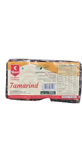 Tamarind Pulp: Kashish Seedless Tamarind (Imli) 500g