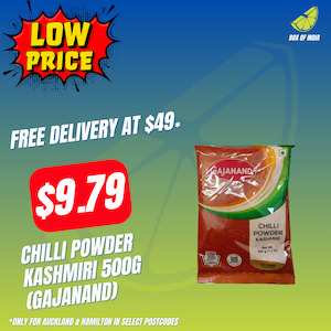 Whole Ground Spices: Chilli Powder Kashmiri 500g (Gajanand)