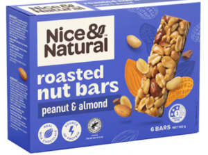 Breakfast Cereals: Nice Nut Bar Peanut Almond 6S