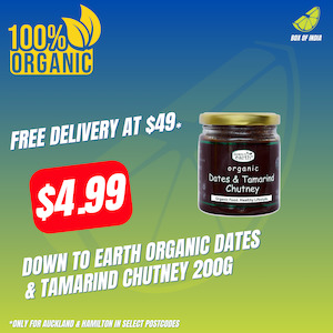 Organic: Organic Dates & Tamarind Chutney 200g (Down To Earth)