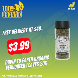 Organic Fenugreek Leaves 20g (Down To Earth)