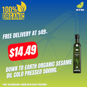 Organic: Organic Sesame Oil Cold Pressed 500ml (Down To Earth)