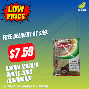 Gajanand Brand Collection: Garam Masala Whole 200g (Gajanand)