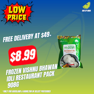 Frozen Veg Snacks: Frozen Vishnu Bhawan Idli Restaurant Pack 908g