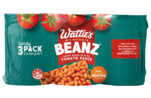 Watties Butter Beans Multipack 420g 3s