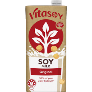 Plant Based Milks Dairy Free: Vitasoy Milk Original Soy 1L