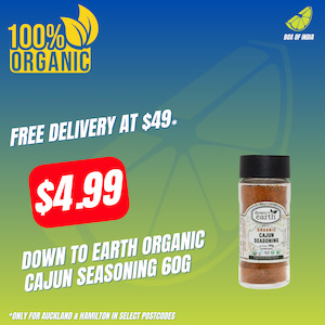 Organic Cajun Seasoning 60g (Down To Earth)