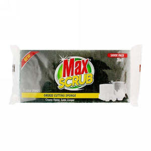 Dishwashing Laundry: Max Sponge Scrub Large 3In1