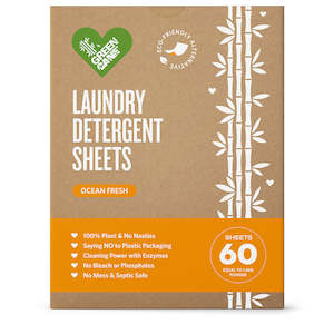 Green Cane Laundry Detergent Sheets Ocean (60 Sheets)