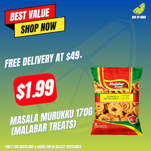 Whats New: Masala Murukku 170g (Malabar Treats)