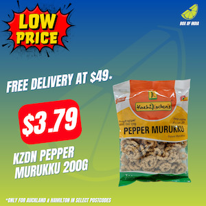 South Indian Snacks: Pepper Murukku 200g (Kozhikoden’s)