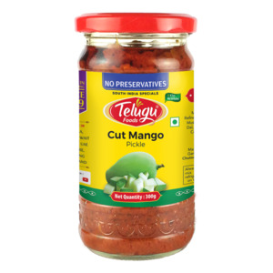 Condiments Dressings Pickels 1: Cut Mango Pickle 300g (Telugu)