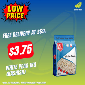 Kashish Foods Collection: White Peas 1kg (Kashish)