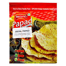 Papad Belna Papadam 1: Bikano Papad Jeera 200g