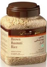 Rice: Banno Brown Basmati Rice Jar 1kg