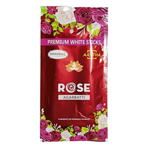 Patanjali Aastha Incense 25g(Rose)
