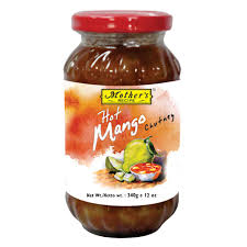 M Recipe Hot Mango Chutney 340g