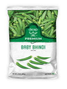 Deep Collection: Frozen Bhindi (Baby Okra) 340g
