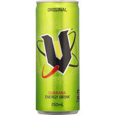 Fizzy Drinks: V Guarana Energy Drink Can 250Ml