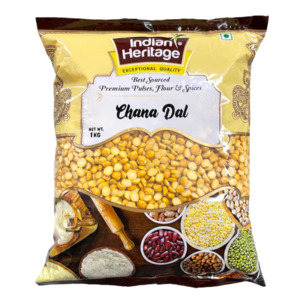 Daal Mein Kuch Kaala Hai Lentils: Chana Dal 1kg (Indian Heritage)