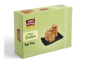 Kaju Pista Cookies 350g (Indian Heritage)