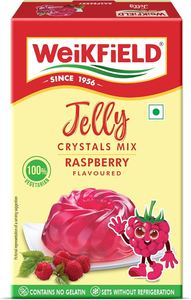 Instant Mixes: Weikfield JellyCrystal Raspberry 90g
