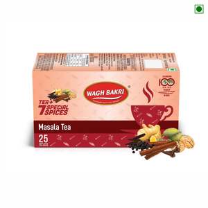 Tea Tea Masala: Wagh Bakri Masala Chai 25 Tea Bag 50g