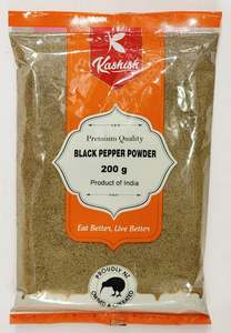 Whole Ground Spices: Black Pepper Powder 200g (Kashish)