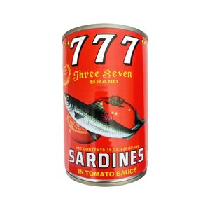 Canned Food: 777 Sardines1Tomato Sauce 425g