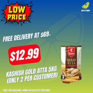On Specials: Kashish Gold Atta 5kg (Only 2 per customer)