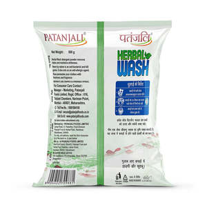 Dishwashing Laundry: Patanjali Herb Wash Detergent Pdr 500g