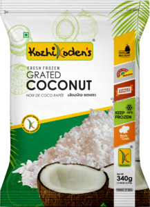 Frozen Grated Coconut 340g (Kozhikoden’s)