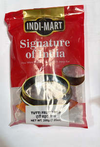 Pudding Dessert Mixes: Indi-Mart Tutti Frooti Red 200g