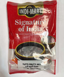 Pudding Dessert Mixes: Indi-Mart Tutti Frooti Mix 200g
