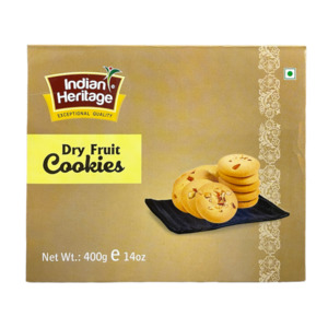 Biscuits Cookies Crackers 1: Dry Fruit Cookies 400g (Indian Heritage)