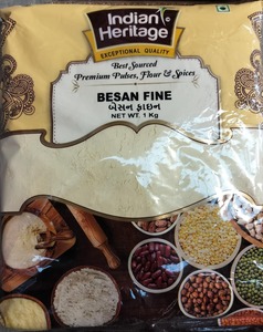 Sooji Besan Other Flours 1: Besan 1kg (Indian Heritage)