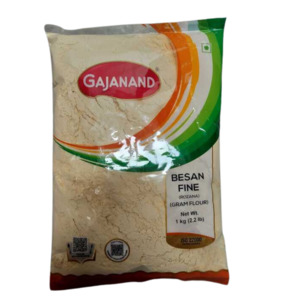 Sooji Besan Other Flours 1: Besan Fine 1kg (Gajanand)