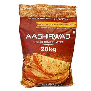 Aate Daal Ka Bhaav Flour: aashirvaad atta 20kg