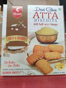 Desi Ghee Atta Biscuit 1Kg (Kashish)