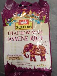 Rice: Golden Crown Thai Hm Jasmine Rice 5Kg